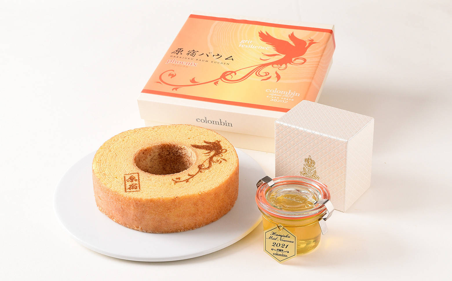 【原宿スイーツ】洋菓子の老舗コロンバン生はちみつとバウムクーヘンのセット